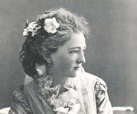 Clara Bradley black and white photo